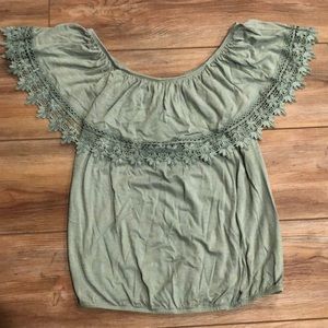 Off the shoulder shirt